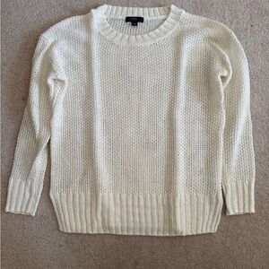 J. Crew Cream Crew Neck Sweater